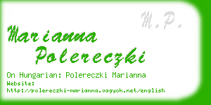 marianna polereczki business card